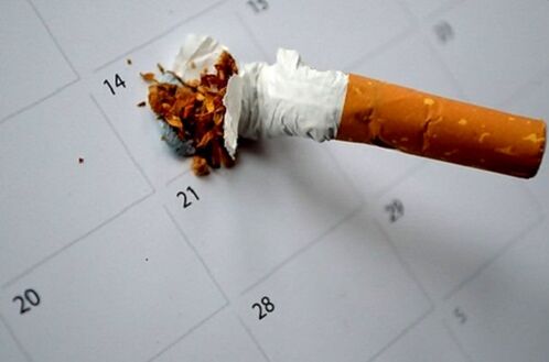 cigarro quebrado e cessação do tabagismo