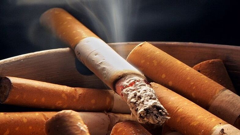 queima de cigarro e cessação do tabagismo